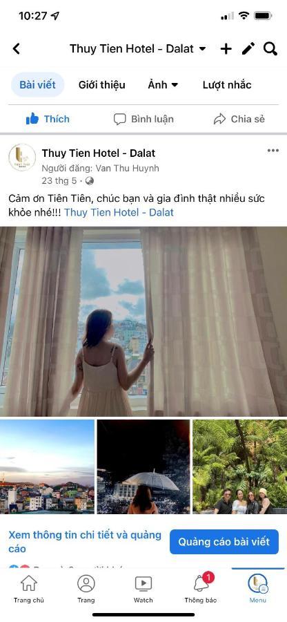 ホテル Khach San Thuy Tien ダラット エクステリア 写真